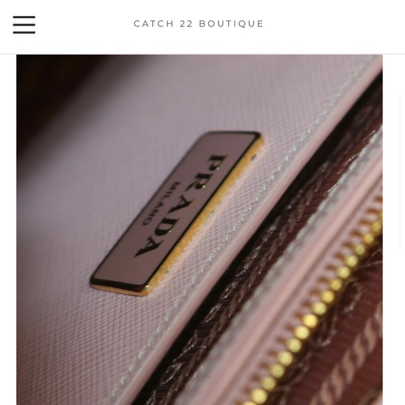 Prada Pink Saffiano Lux  Large Double Zip Tote - Picture 11 of 12